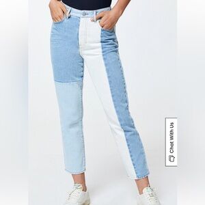 PacSun Hopper Patch Blue Mom Jeans Size 27